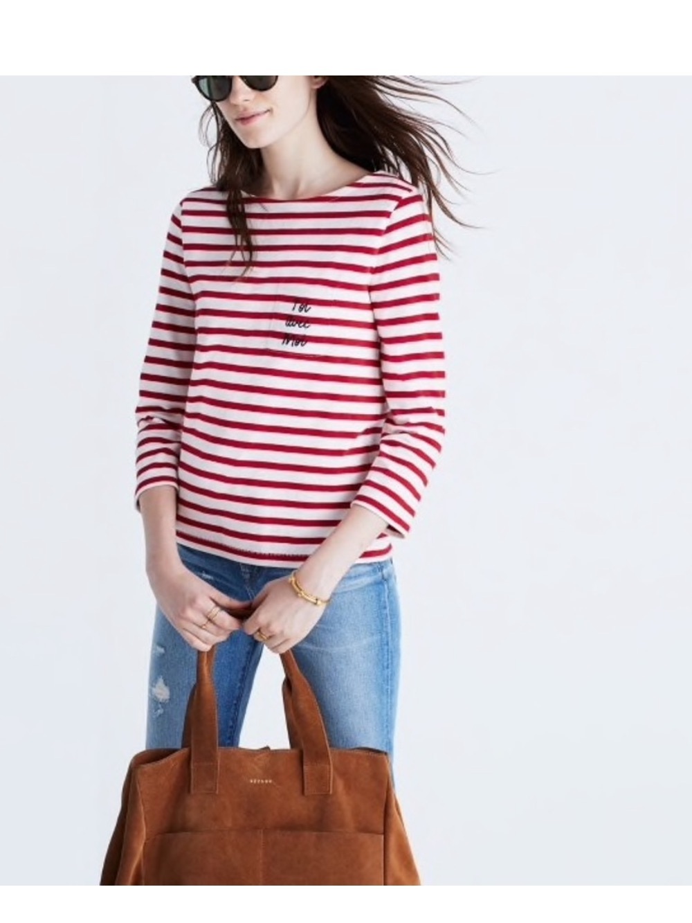Madewell x Sezane Breton top XXS